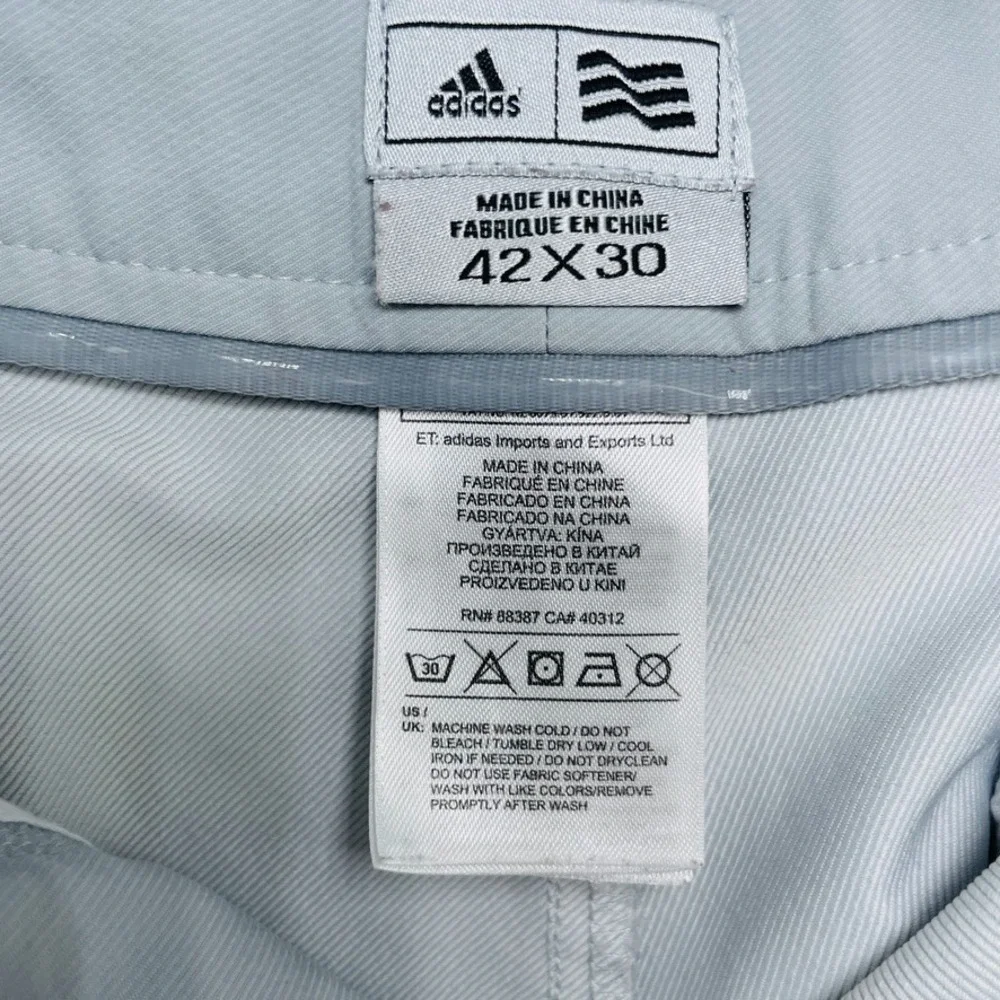 Adidas Golf Pants Men Fits *42x29 Gray READ‎